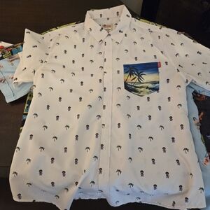Roosevelt Bob Ross XL button down shirt